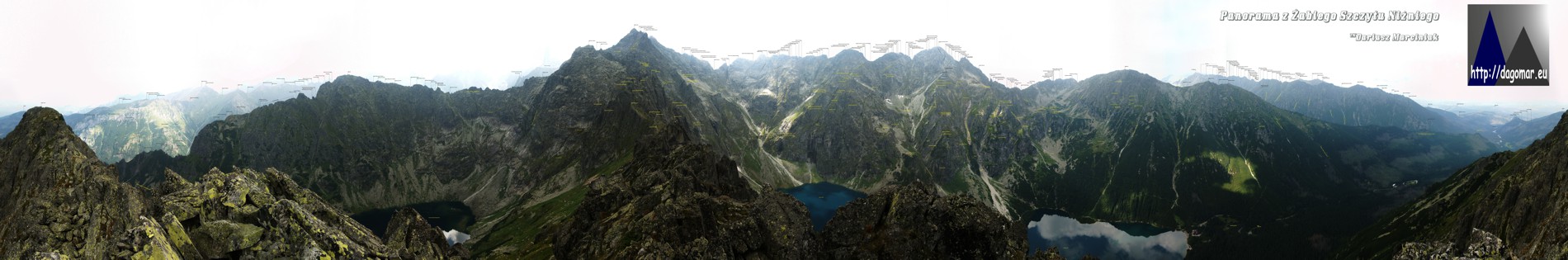 panorama z Żabiego Szczytu Niżniego
